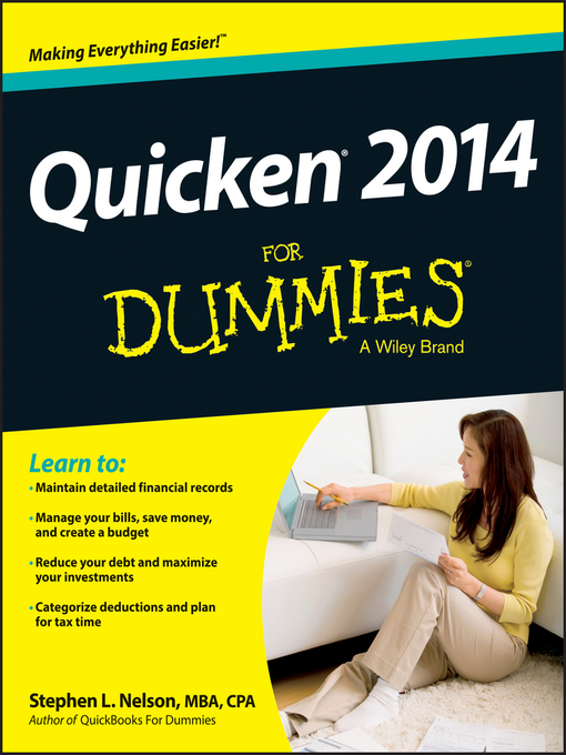 Title details for Quicken 2014 For Dummies by Stephen L. Nelson - Available